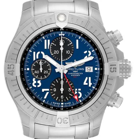 Breitling Avenger A24315 45mm Stainless steel Blue