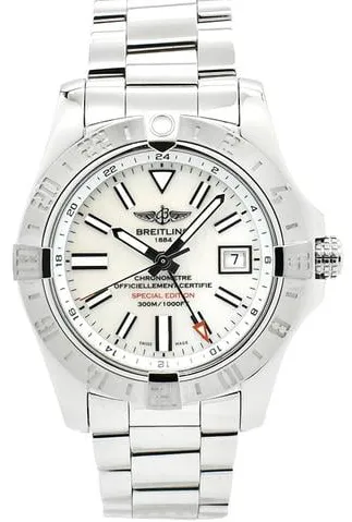 Breitling Avenger A32390 43mm Stainless steel Mother-of-pearl