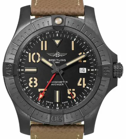 Breitling Avenger V32395101B1X2 45mm Black DLC Black