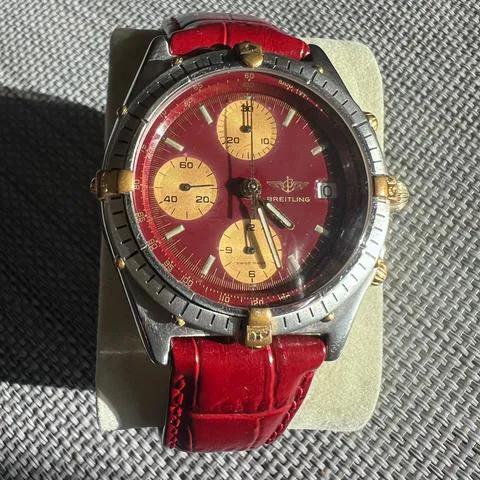 Breitling Chronomat 81950 39mm Gold/steel Bordeaux