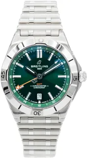 Breitling Chronomat A32398 Stainless steel Green Baton