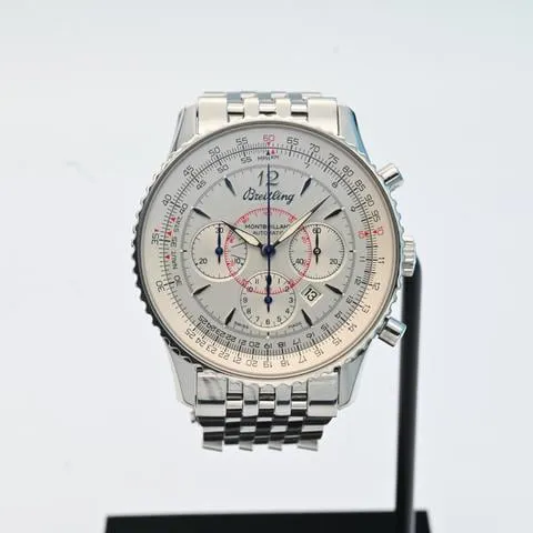 Breitling Montbrillant A41370 38mm Steel Silver