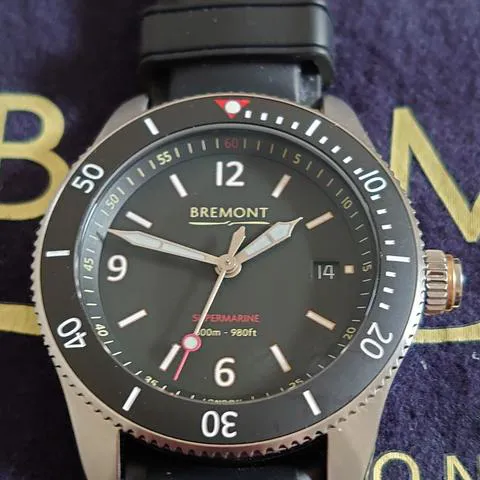 Bremont Supermarine S300-BK-R-S 40mm Stainless steel Black