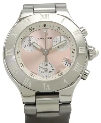 Cartier 21 Chronoscaph W1020012 30mm Stainless steel Rose