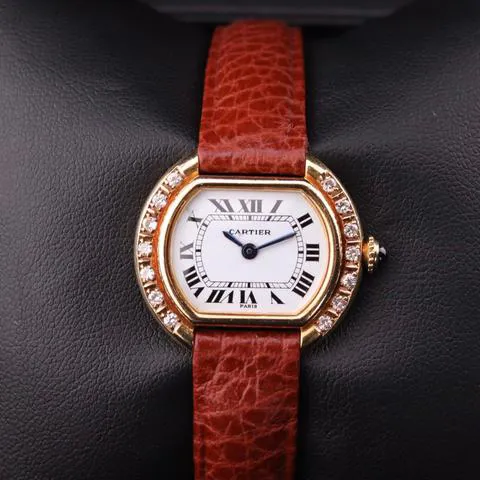 Cartier 67081 27mm Yellow gold White