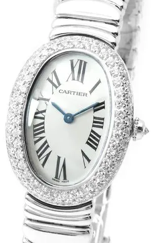 Cartier Baignoire WB5097L2 30mm White gold White