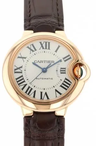 Cartier Ballon Bleu de Cartier W6920097 33mm Rose gold White