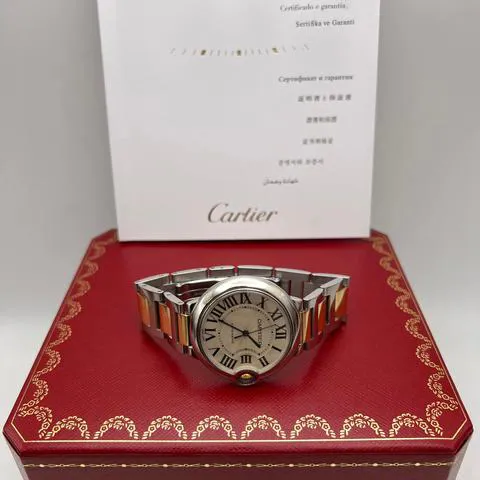 Cartier Ballon Bleu W6920047 36mm Stainless steel Silver