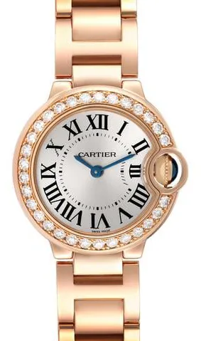 Cartier Ballon Bleu WJBB0015 28mm Rose gold Silver