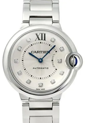 Cartier Ballon Bleu 36mm Stainless steel Silver