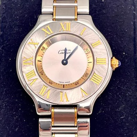 Cartier Must 21 1330 31mm Yellow gold and Stainless steel Gray 1