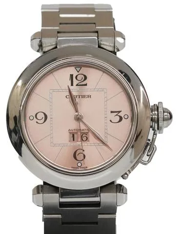 Cartier Pasha 2475 35mm Steel Pink