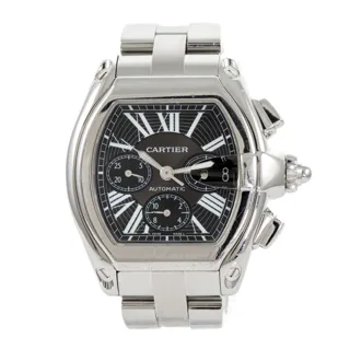 Cartier Roadster W62020X6 Stainless steel Black