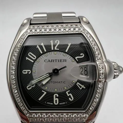 Cartier Roadster W62025V3 37mm Stainless steel Gray