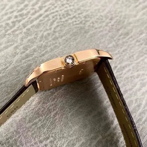 Cartier Santos WH100351 30.5mm Rose gold Silver 4