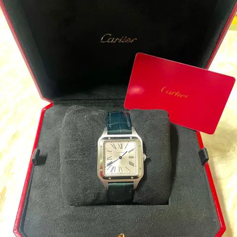 Cartier Santos Dumont WSSA0022 43.5mm Stainless steel Silver