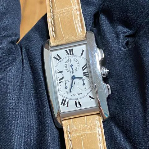 Cartier Tank 2312 26mm White gold White