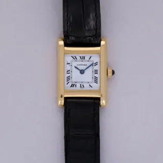 Cartier Tank Normale 78093 Yellow gold White