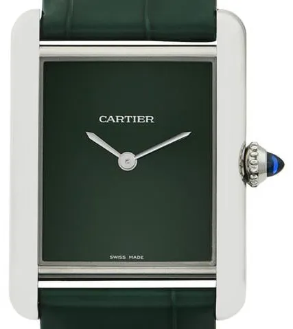 Cartier Tank WSTA0056 33.5mm Stainless steel Green