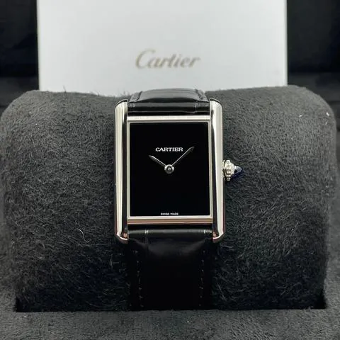 Cartier Tank WSTA0072 33.5mm Stainless steel Black