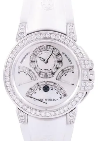 Harry Winston Ocean 400/MCRA44WL.MD/D3.1 44mm White gold Mother-of-pearl