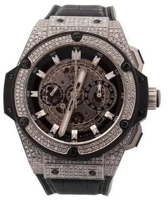 Hublot King Power 701.NX.0170.RX 48mm Titanium Transparent