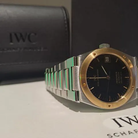 IWC Ingenieur IW3508 34mm Yellow gold and Stainless steel Black