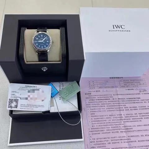 IWC Pilot IW324008 36mm Steel Blue