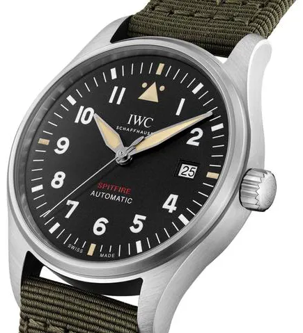 IWC Pilot IW326805 39mm Stainless steel Black 1