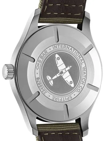 IWC Pilot IW326805 39mm Stainless steel Black 2