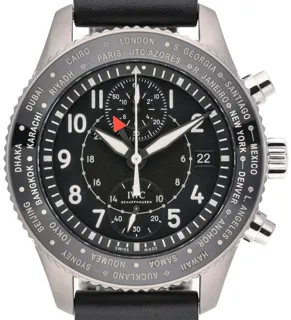 IWC Pilot IW395001 Stainless steel Black