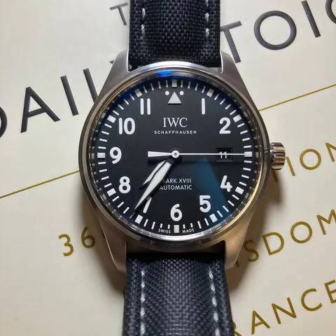 IWC Pilot Mark IW327015 40mm Stainless steel Black