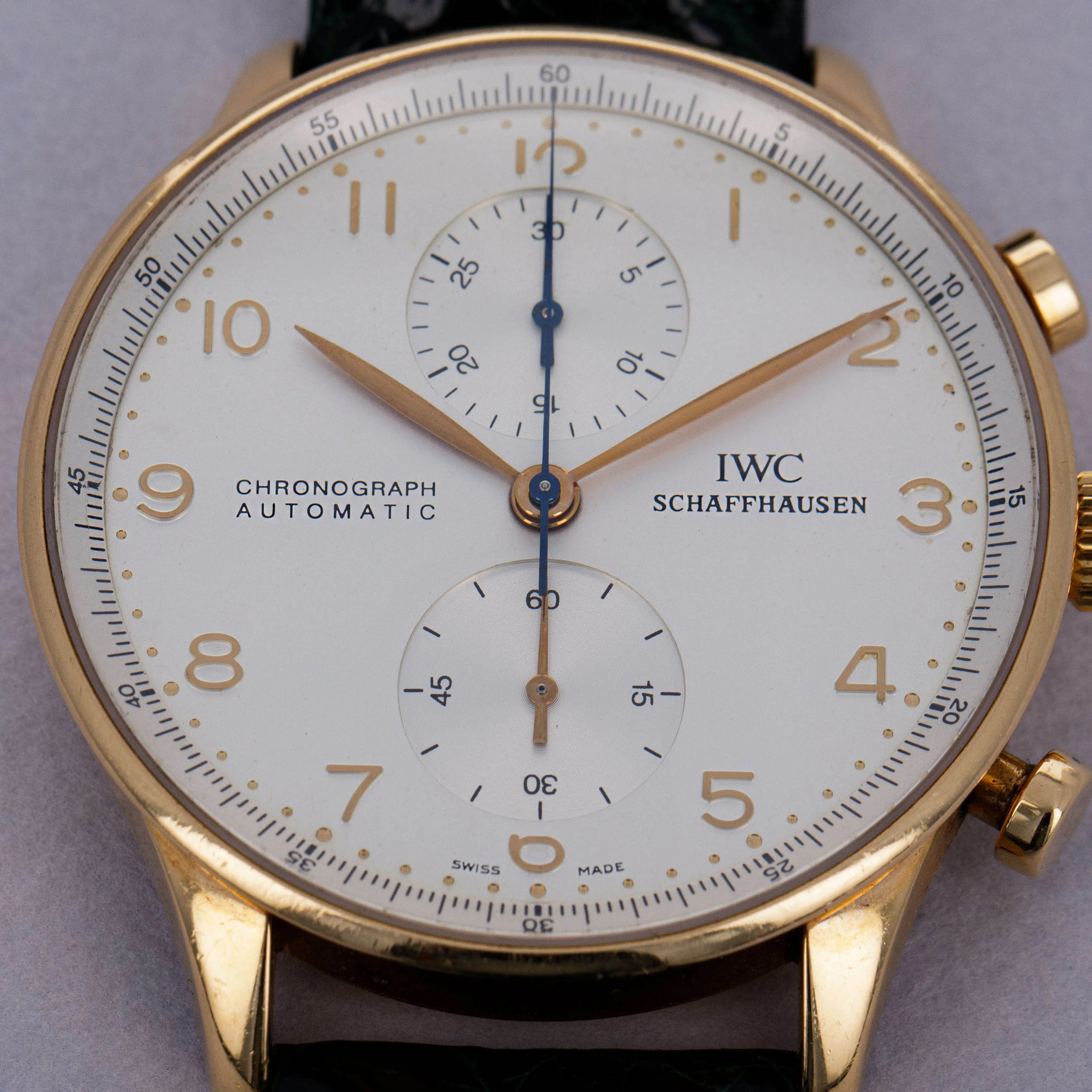 IWC Portugieser Chronograph IW37146 41mm Rose gold Silver 11