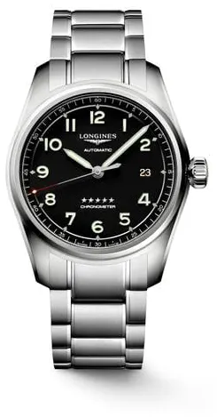 Longines Spirit L3.810.4.53.6 40mm Black