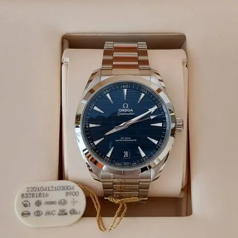 Omega Aqua Terra 220.10.41.21.03.002 41mm Stainless steel Blue