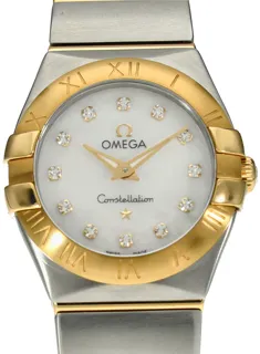 Omega Constellation 123.20.24.60.55.004 Yellow gold and Stainless steel White