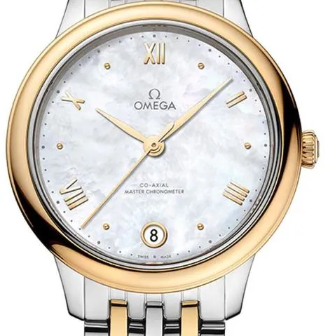 Omega De Ville 434.20.34.20.05.002 34mm Yellow gold and Stainless steel White