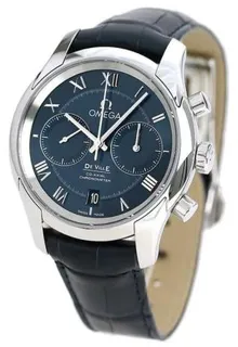 Omega De Ville Co-Axial 431.13.42.51.03.001 Stainless steel Blue Japan |  Dealer | EveryWatch