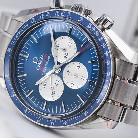 Omega Speedmaster Moonwatch 522.30.42.30.03.001 42mm Stainless steel Blue