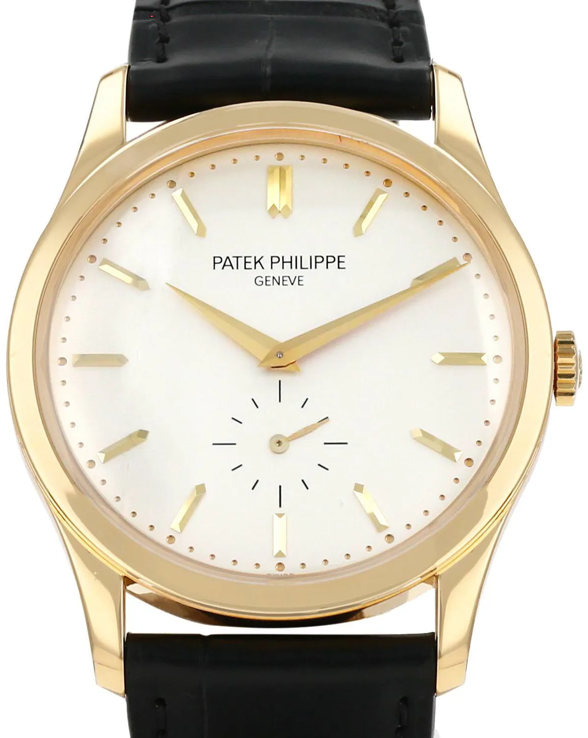 Patek Philippe Calatrava 5196J-001 37mm Yellow gold Silver