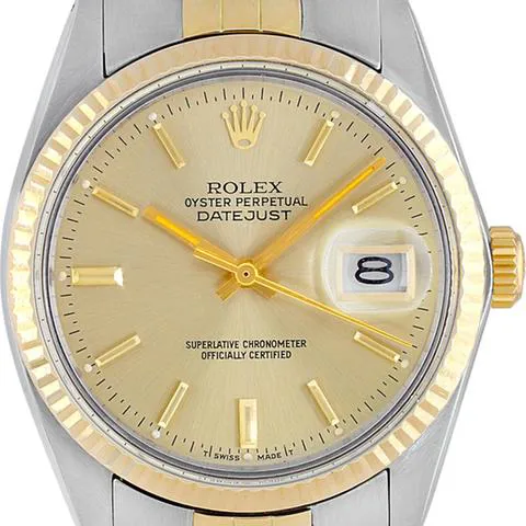 Rolex Datejust 36 16013 36mm Steel Gold