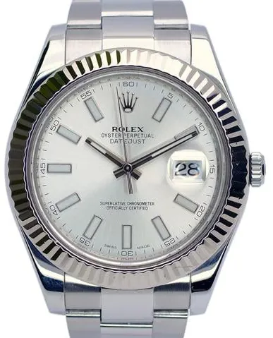 Rolex Datejust II 116334 41mm Stainless steel Silver