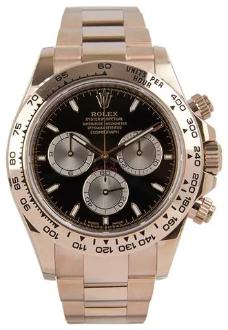 Rolex Daytona 126505 40mm Rose gold Black