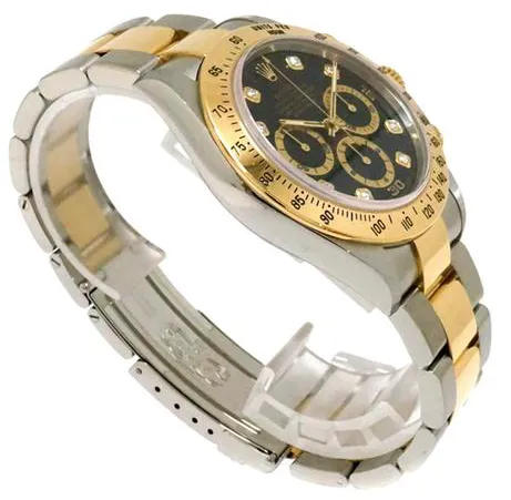 Rolex Daytona 16523G 40mm Yellow gold and Stainless steel Black 2