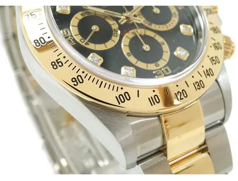 Rolex Daytona 16523G 40mm Yellow gold and Stainless steel Black 4