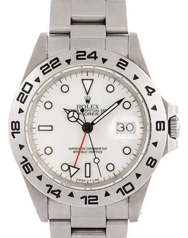 Rolex Explorer II 16550 40mm Stainless steel White