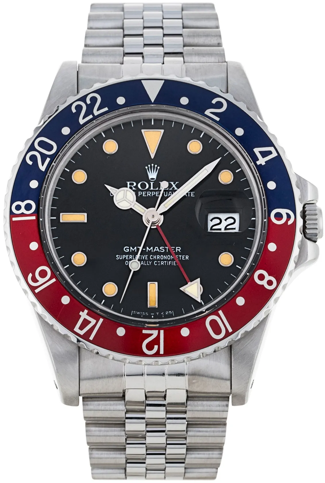 Rolex GMT-Master 16750 40mm Stainless steel Black