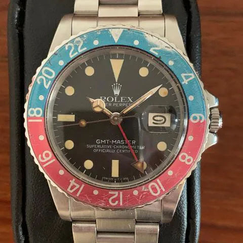 Rolex GMT-Master 16750 40mm Stainless steel Black