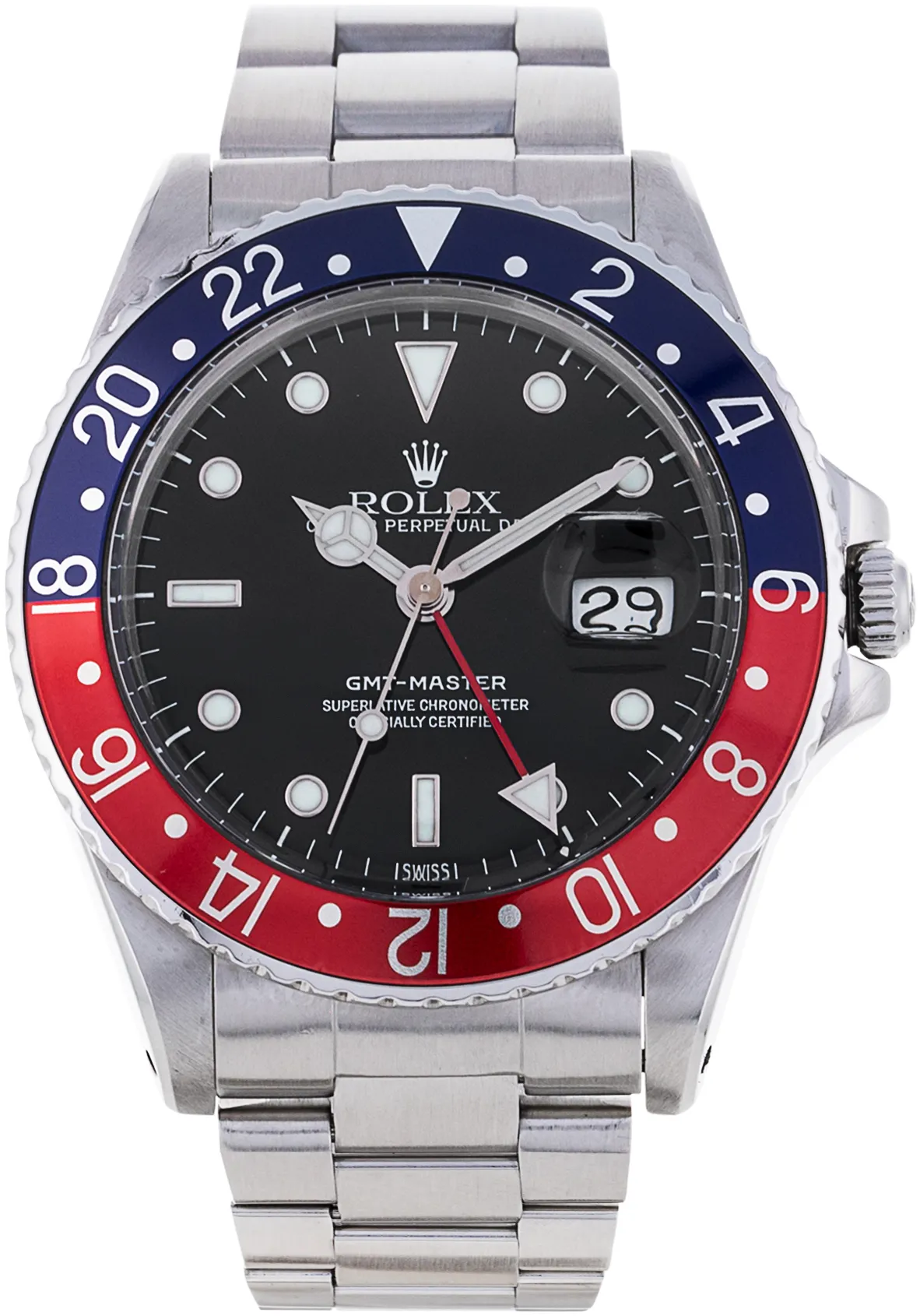 Rolex GMT-Master 16750 40mm Stainless steel Black