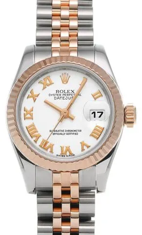 Rolex Lady-Datejust 179171 26mm Stainless steel White